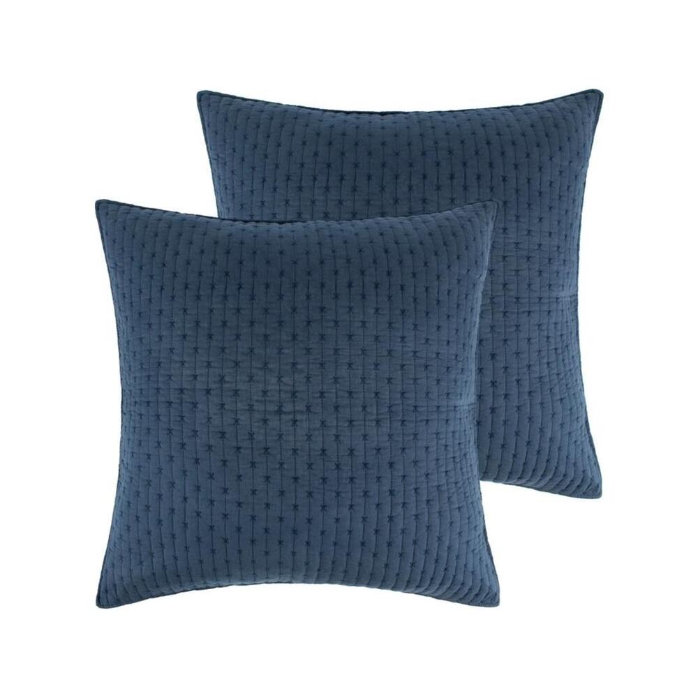 Levtex Home Cross Stitch 2-Pc European Sham Set